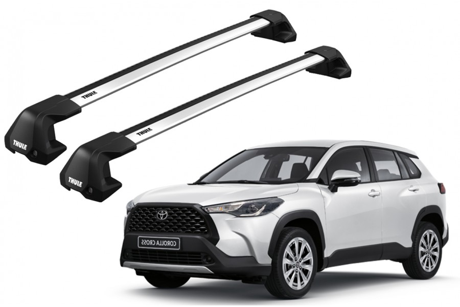 Barras THULE EDGE Flush para autos TOYOTA Corolla Cross desde 2021