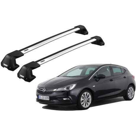 Barras THULE EDGE Flush para autos OPEL Astra 2010 a 2015