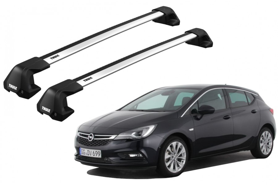 Barras THULE EDGE Flush para autos OPEL Astra 2010 a 2015