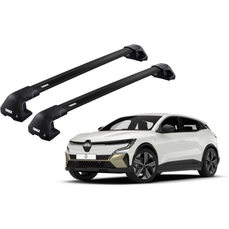 Barras THULE EDGE Flush para autos Renault Megane E-Tech  desde 2022 - 2024 negro