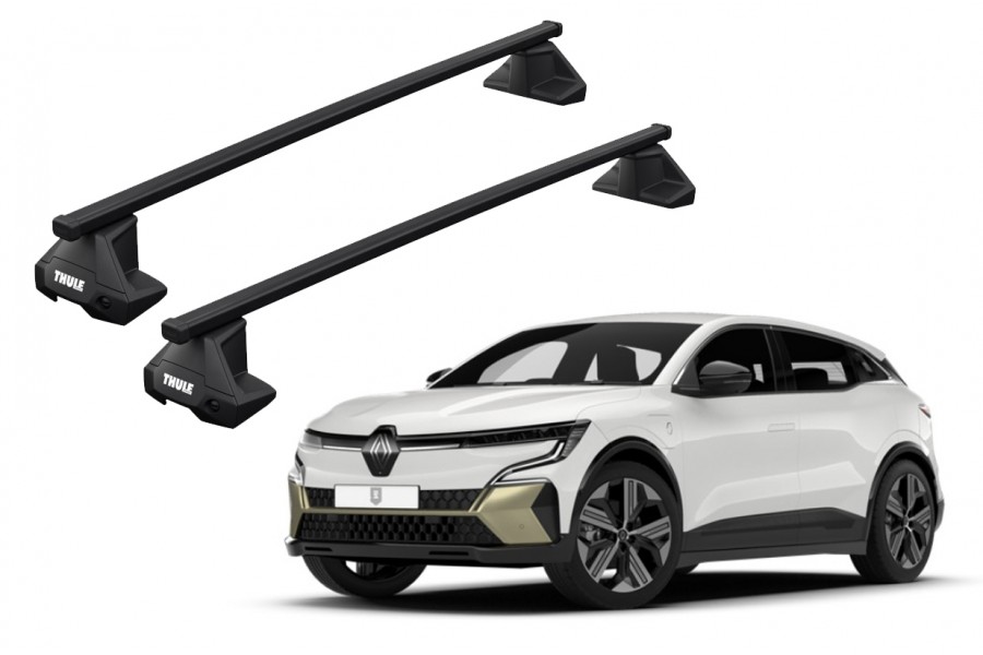 Barras THULE EVO SquareBar para autos RENAULT Megane E-Tech desde 2022 - 2024