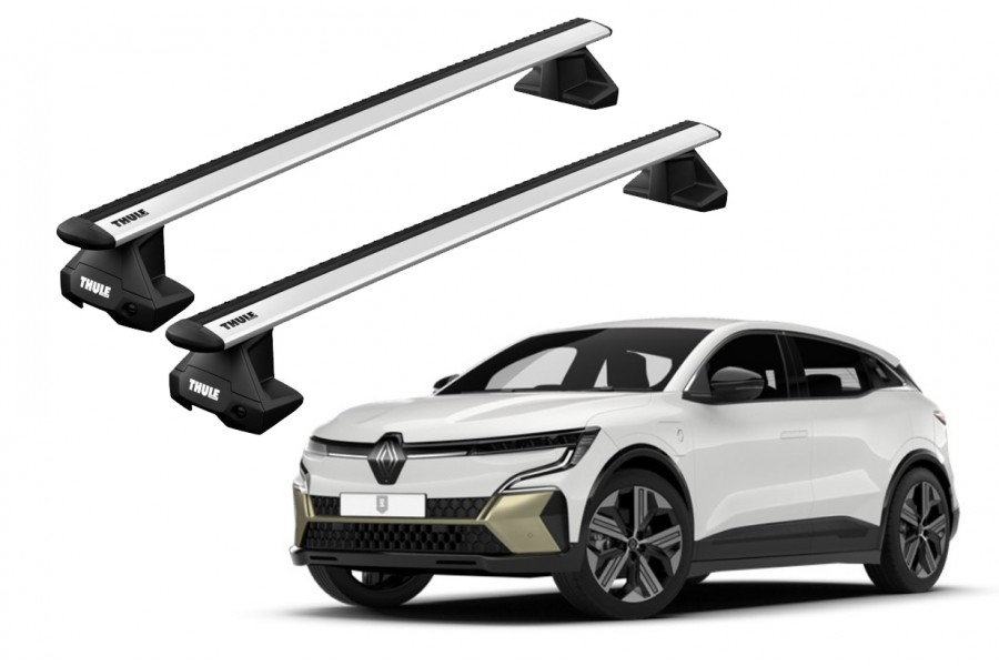 Barras THULE EVO WingBar para autos RENAULT Megane E-Tech desde 2022 - 2024