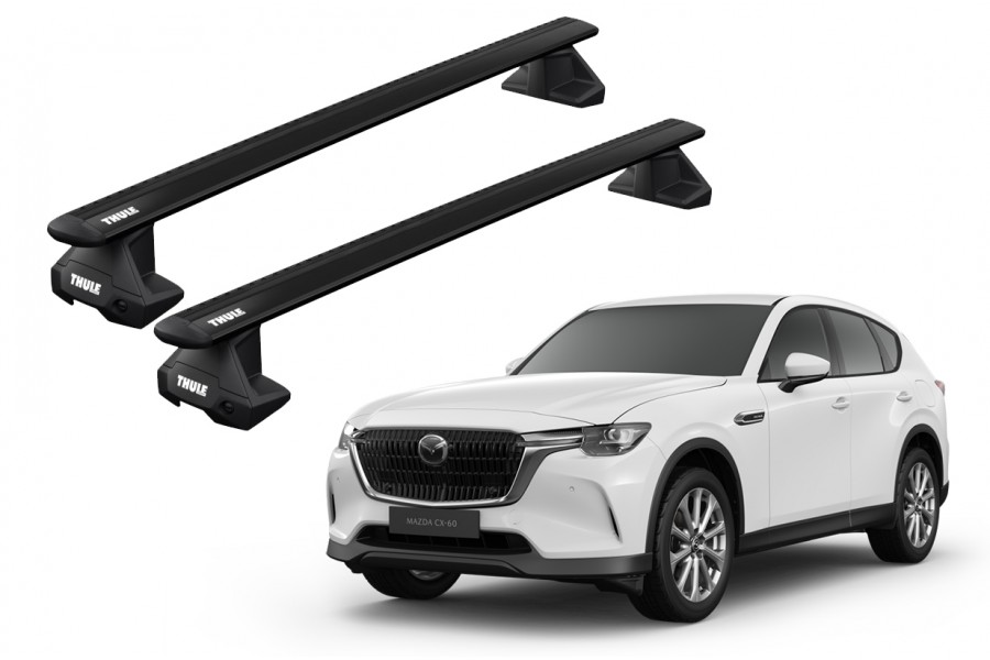 Barras THULE EVO WingBar para autos MAZDA CX-60 desde 2022 negro