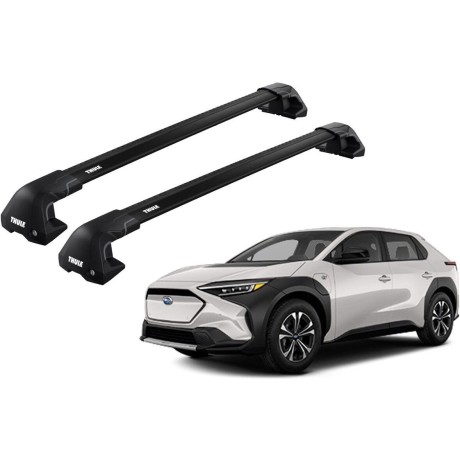 Barras THULE EDGE Flush para autos SUBARU Solterra desde 2022 negro