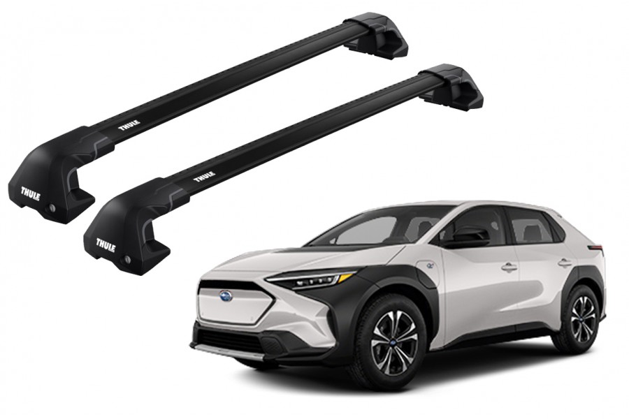 Barras THULE EDGE Flush para autos SUBARU Solterra desde 2022 negro