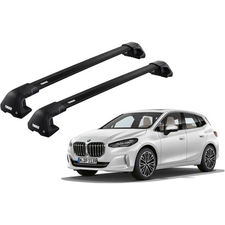 Barras THULE EDGE Flush para autos BMW 2-Series Active Tourer desde 2022 negro