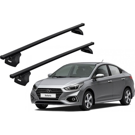 Barras THULE SquareBar para autos HYUNDAI Solaris desde 2012