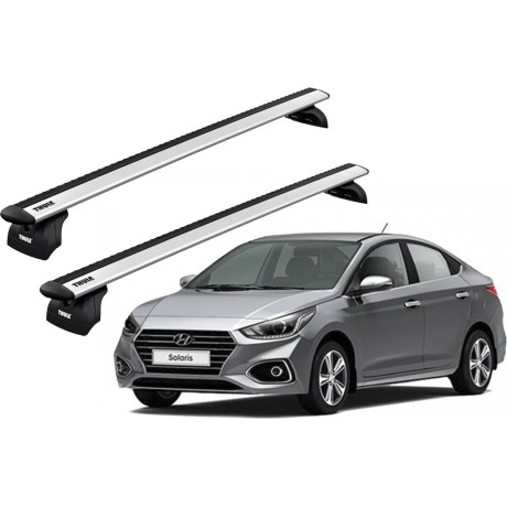 Barras THULE WingBar para autos HYUNDAI Solaris desde 2012-2021