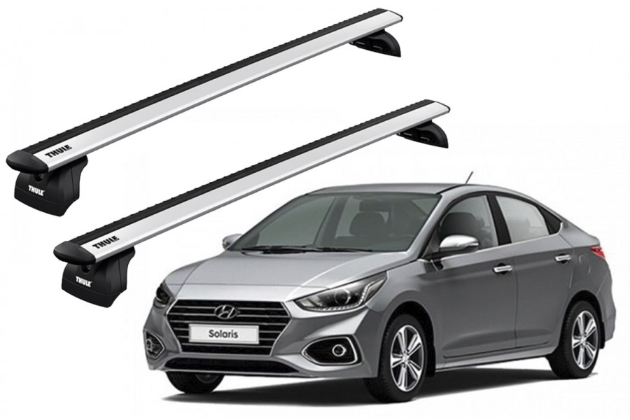 Barras THULE WingBar para autos HYUNDAI Solaris desde 2012-2021