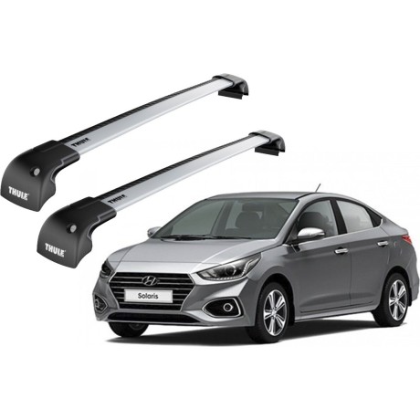 Barras THULE EDGE para autos HYUNDAI Solaris desde 2012-2021