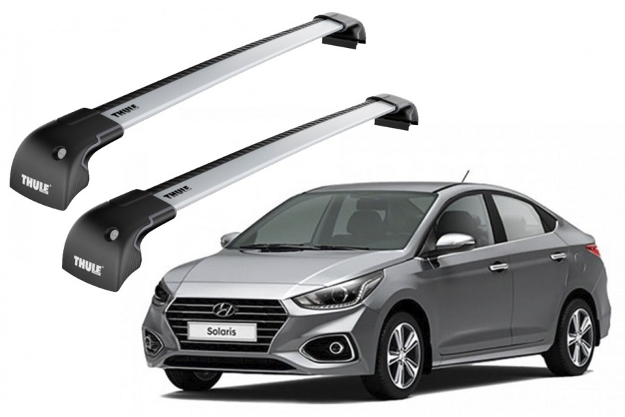 Barras THULE EDGE para autos HYUNDAI Solaris desde 2012-2021