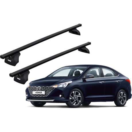 Barras THULE SquareBar para autos HYUNDAI Verna desde 2012-2022