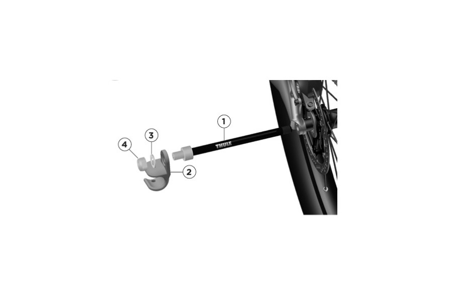 Adaptador Eje Pasante X-12 |Thule |REPUESTOS CARRITOS