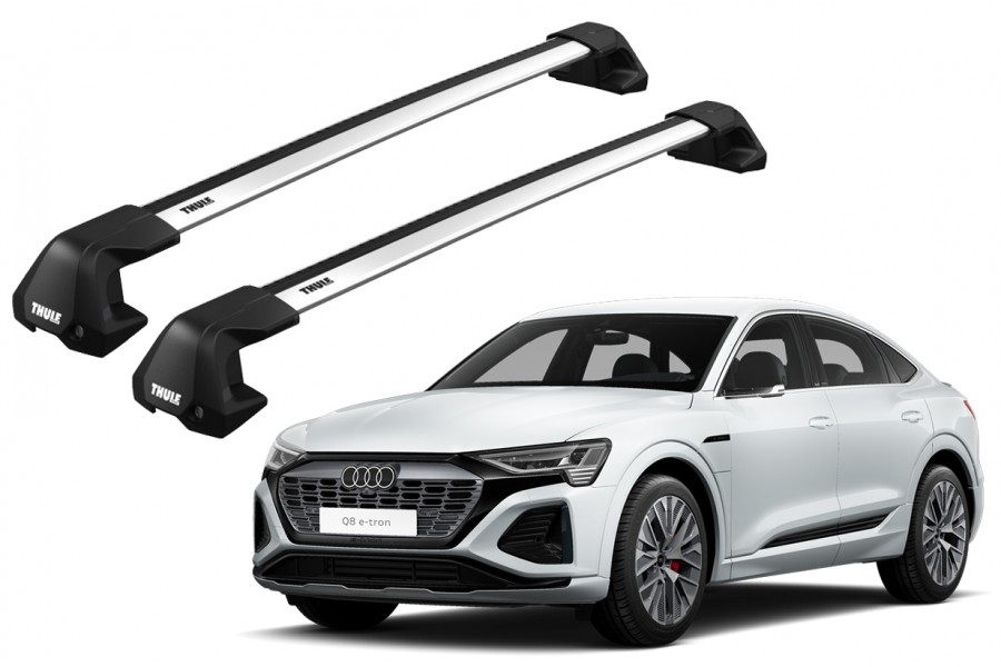 Barras THULE EDGE Flush para autos AUDI Q8 Sportback e-tron desde 2023