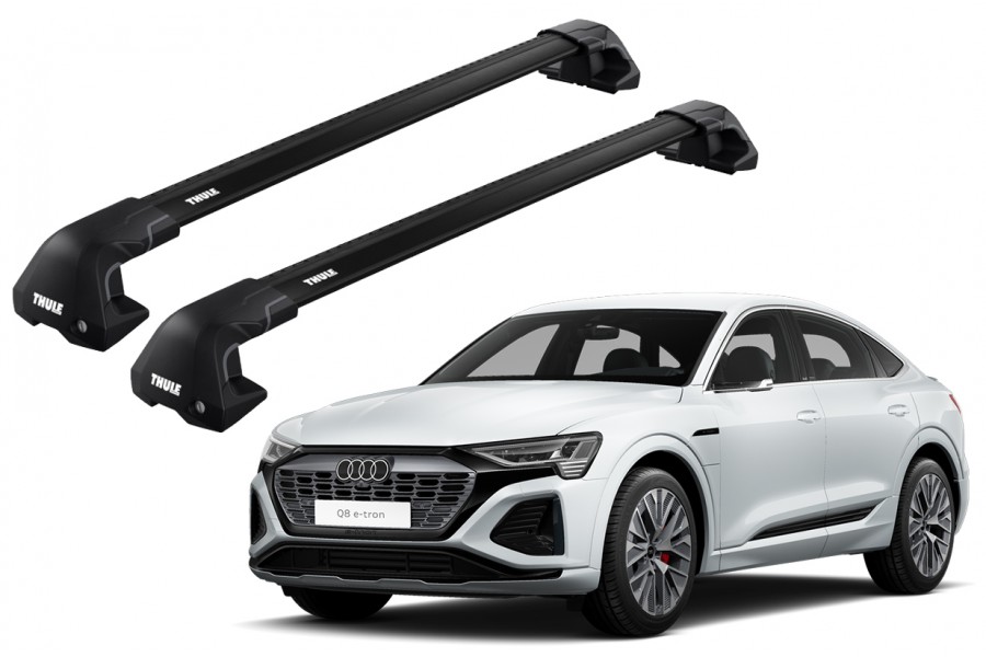 Barras THULE EDGE Flush para autos AUDI Q8 Sportback e-tron desde 2023 negro