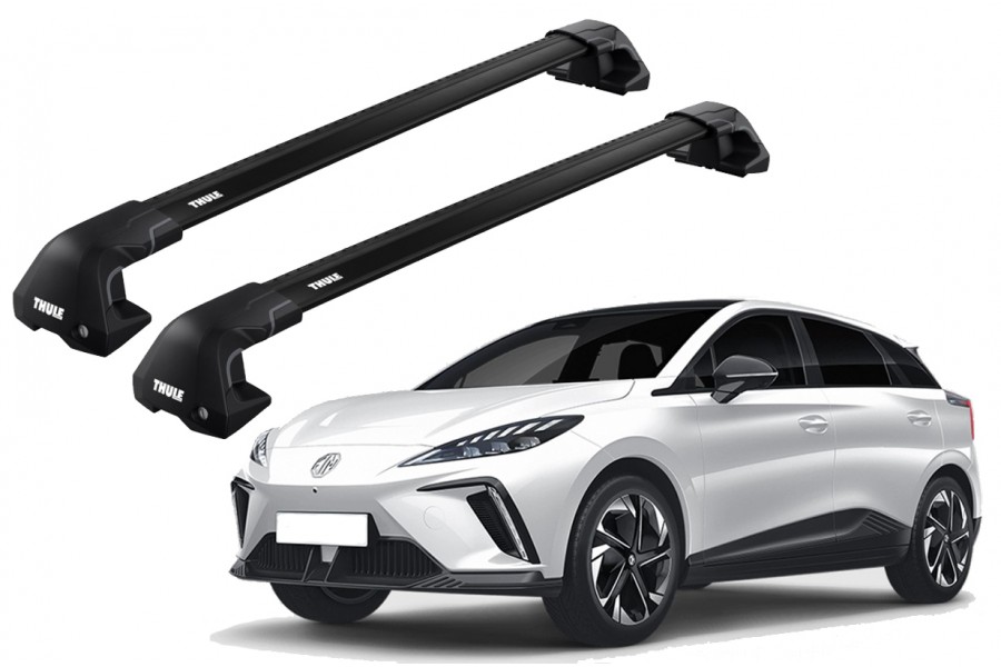 Barras THULE EDGE Flush para autos MG 4 desde 2023 negro