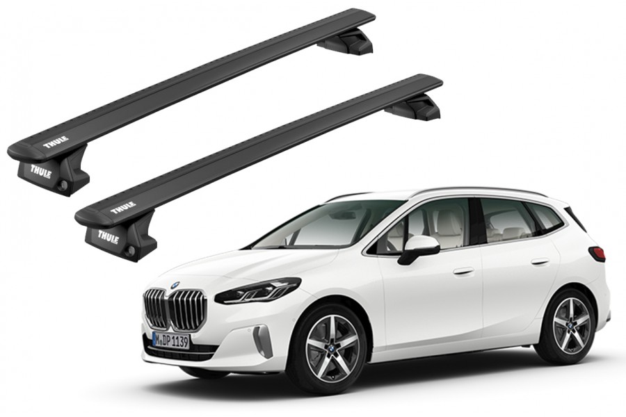 Barras THULE EVO WingBar para autos BMW 2-Series Active Touren desde 2022 negro