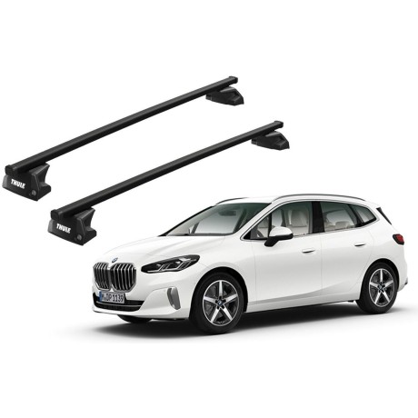 Barras THULE EVO SquareBar para autos BMW 2-Series Active Tourer desde 2022-