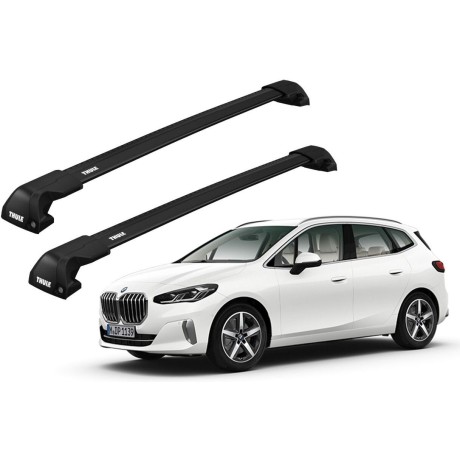 Barras THULE EDGE Flush para autos BMW 2-Series Active Tourer desde 2022 negro