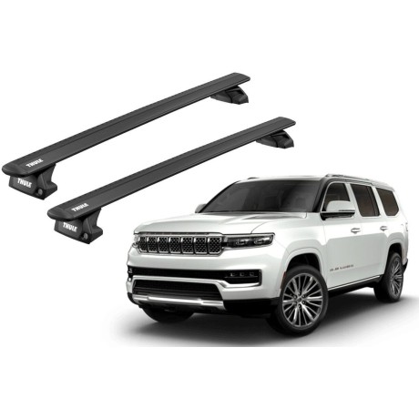 Barras THULE EVO WingBar para autos JEEP Wagoneer desde 2022 negro