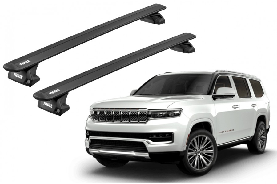 Barras THULE EVO WingBar para autos JEEP Wagoneer desde 2022 negro