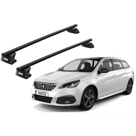 Barras THULE EVO SquareBar para autos PEUGEOT 308 SW desde 2022