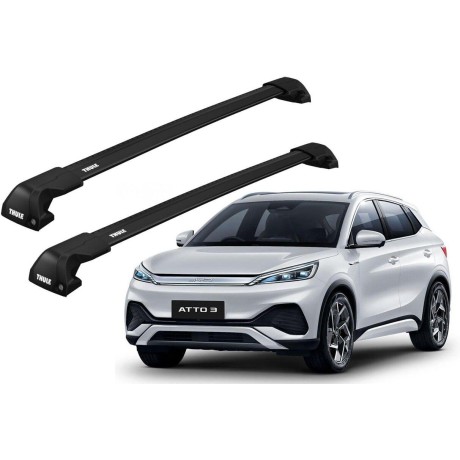 Barras Thule BYD Atto 3 22- RA / EDGE Flush BK