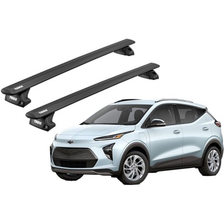 Barras THULE EVO WingBar para autos CHEVROLET Bolt desde 2017-2022 negro