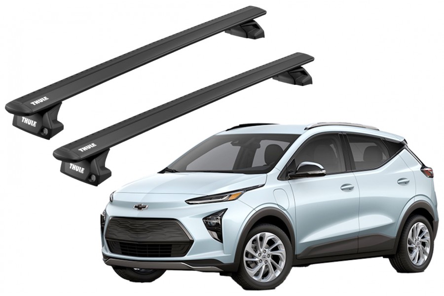 Barras THULE EVO WingBar para autos CHEVROLET Bolt desde 2017-2022 negro