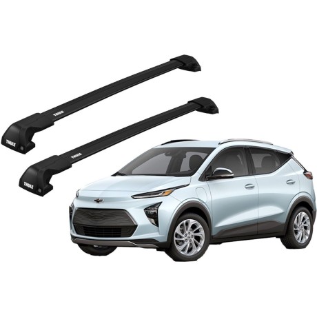 Barras THULE EDGE Flush para autos CHEVROLET Bolt desde 2017-2022 negro