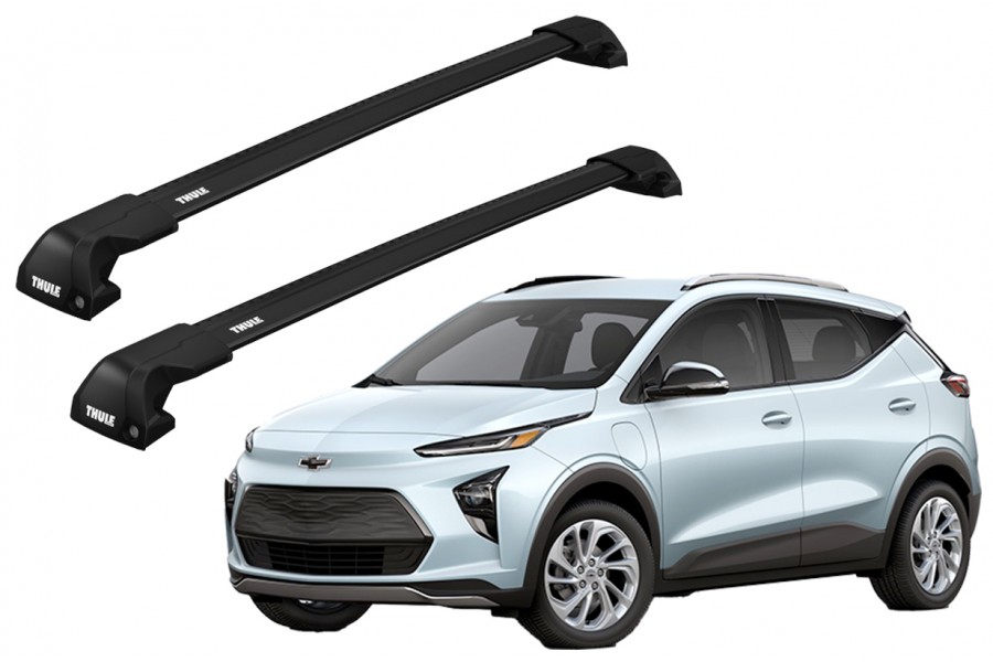 Barras THULE EDGE Flush para autos CHEVROLET Bolt desde 2017-2022 negro