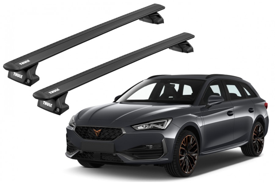 Barras THULE EVO WingBar para autos CUPRA León desde 2020 negro