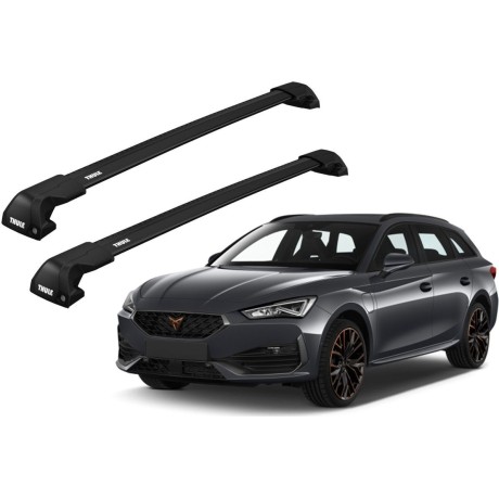 Barras THULE EDGE Flush para autos CUPRA León desde 2020 negro
