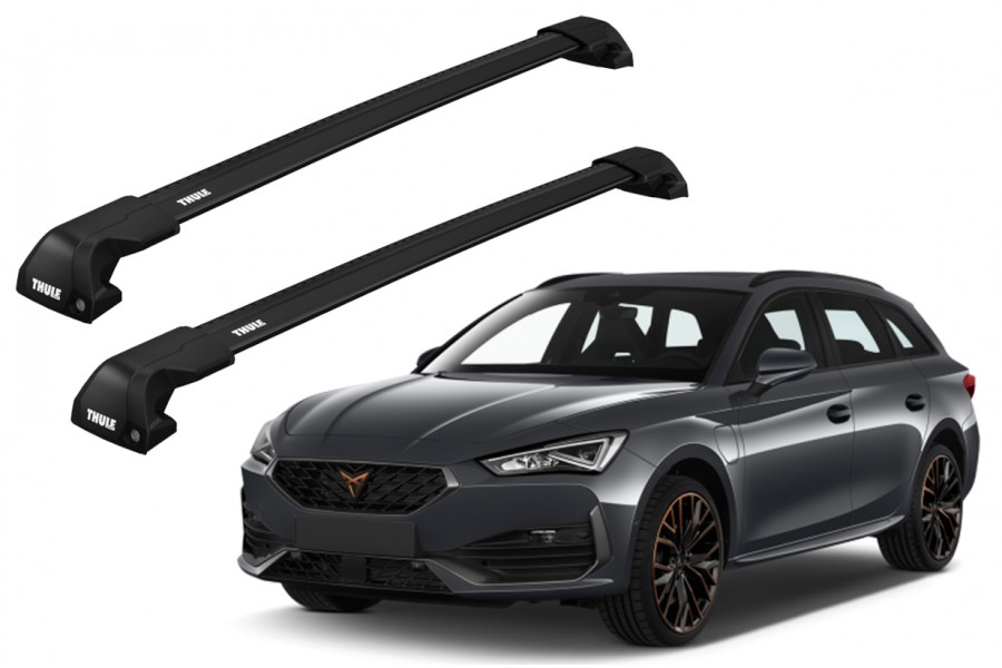 Barras THULE EDGE Flush para autos CUPRA León desde 2020 negro