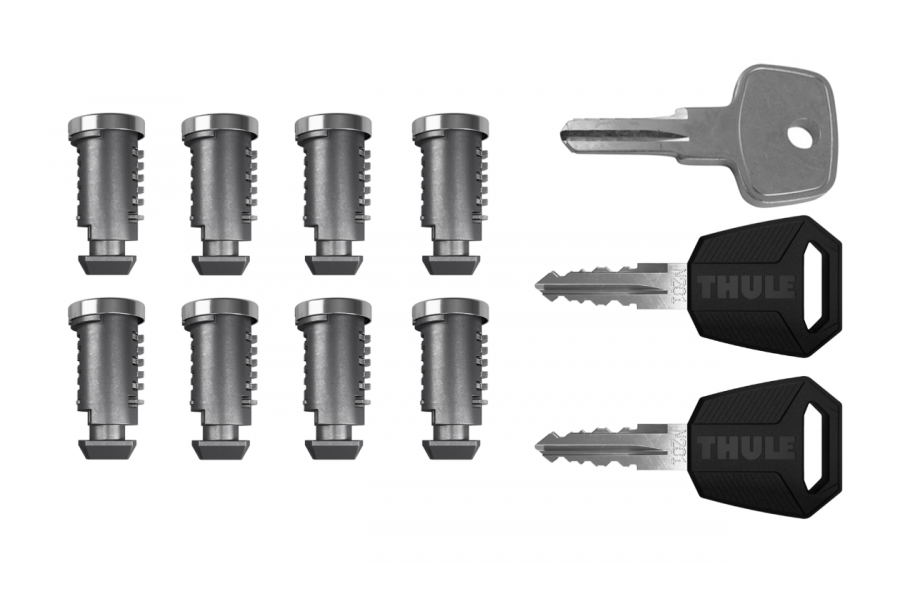 Chapas Thule Set de 8 Cilindros