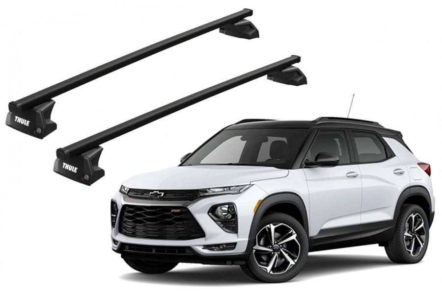 Barras THULE EVO SquareBar para autos CHEVROLET Trailblazer desde 2021 a 2024
