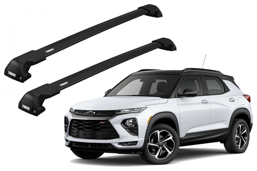 Barras THULE EDGE Flush para autos CHEVROLET Trailblazer desde 2021 a 2024 negro