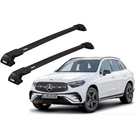 Barras THULE EDGE Flush para autos MERCEDES BENZ GLC (X254) desde 2023 negro