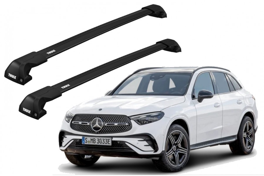 Barras THULE EDGE Flush para autos MERCEDES BENZ GLC (X254) desde 2023 negro