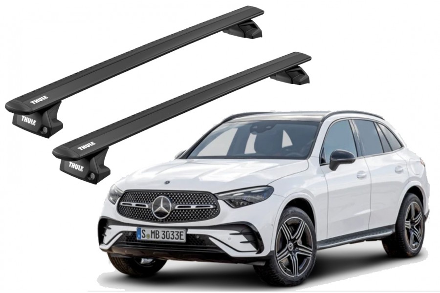 Barras THULE EVO WingBar para autos MERCEDES BENZ GLC (X254) desde 2023 negro