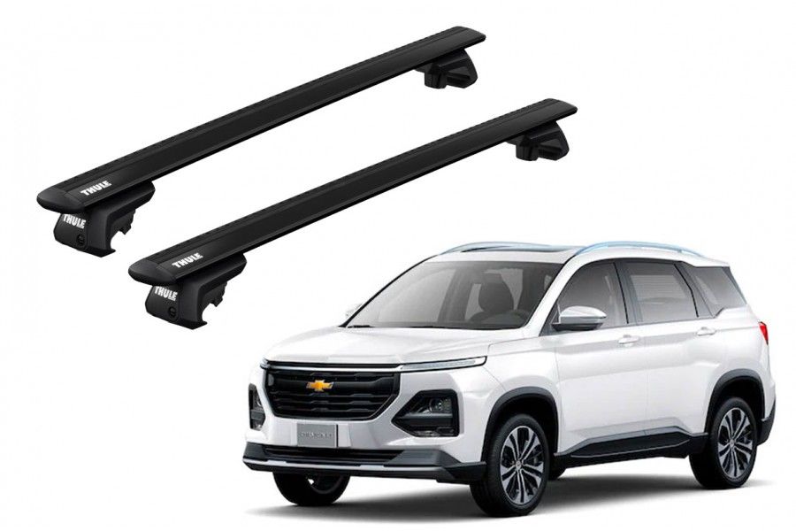Barras THULE EVO WingBar para autos CHEVROLET Captiva 2021 negro