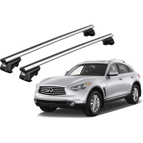 Barras THULE SmartRack XT AluBar para autos INFINITI QX70 desde 2013
