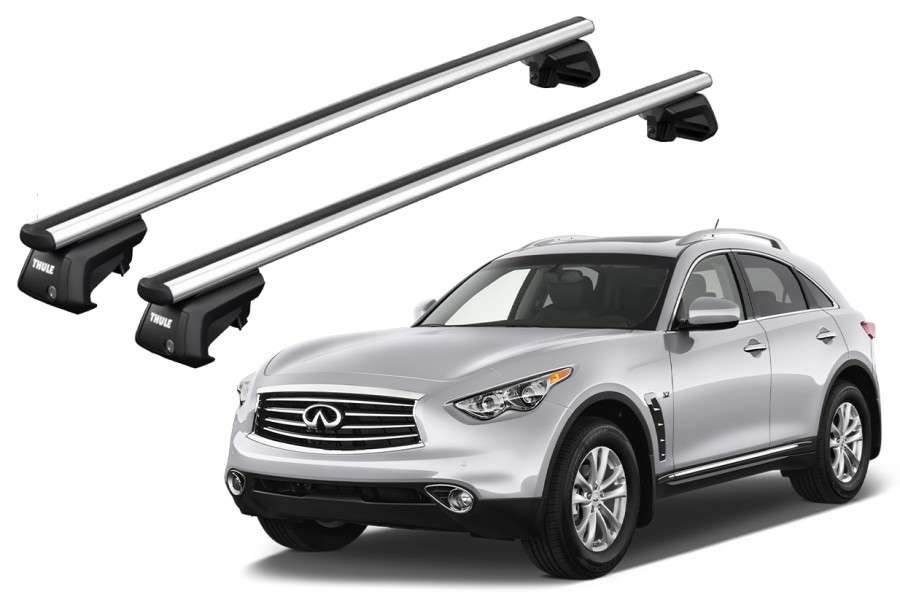 Barras THULE SmartRack XT AluBar para autos INFINITI QX70 desde 2013