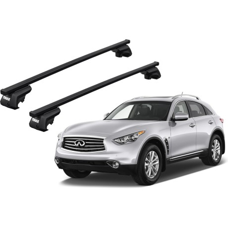 Barras THULE EVO SquareBar para autos INFINITI QX70 desde 2013