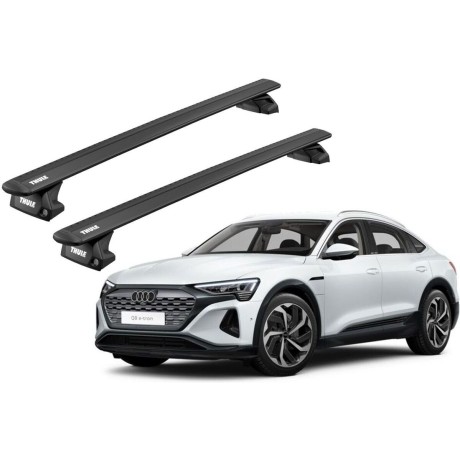 Barras THULE EVO WingBar para autos AUDI Q8 e-tron Sportback desde 2023 negro