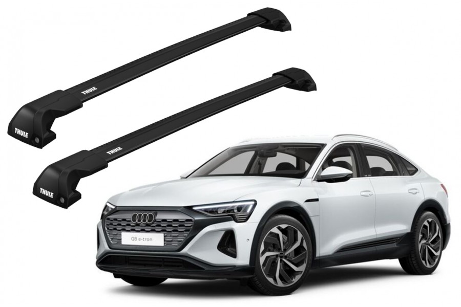 Barras THULE EDGE Flush para autos AUDI Q8 e-tron Sportback desde 2023 negro