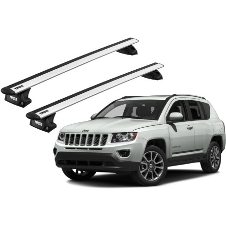 Barras THULE EVO WingBar para autos JEEP Compass 2011 a 2016