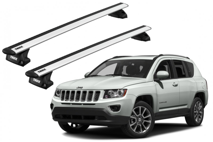 Barras THULE EVO WingBar para autos JEEP Compass 2011 a 2016