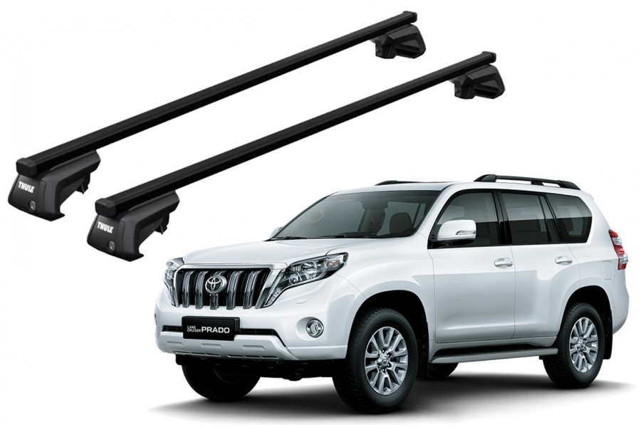 Barras THULE SmartRack XT para autos TOYOTA Land Cruiser Prado 2002 a 2009