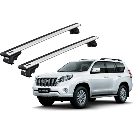 Barras THULE EVO WingBar para autos TOYOTA Land Cruiser Prado 2002 a 2009